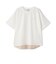 裾レイヤード風ワイドシルエット半袖Tシャツ