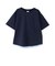 背面異素材切替ワイドシルエット半袖Tシャツ