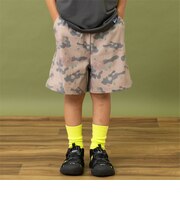 のびっとカットツイル柄ショートパンツ