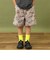 のびっとカットツイル柄ショートパンツ