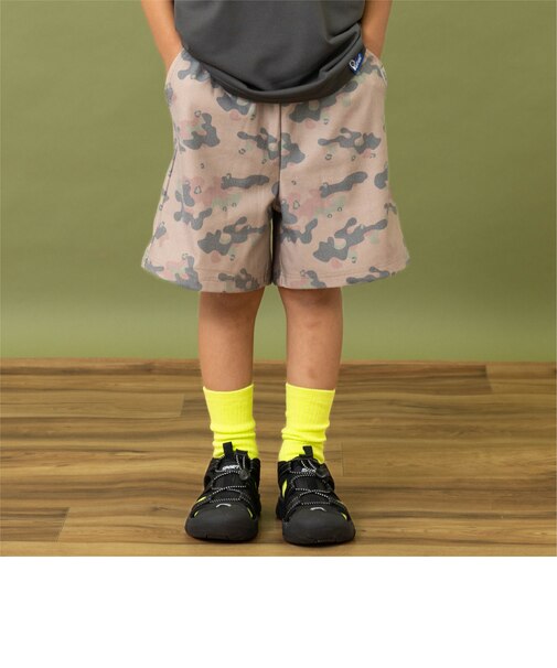 のびっとカットツイル柄ショートパンツ