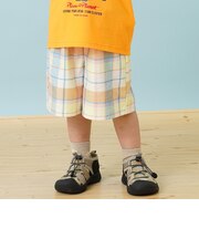 のびっとカットツイル柄ショートパンツ