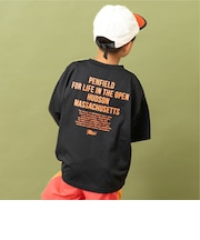 【Penfield】【親子リンク】【接触冷感】キッズメッセージロゴバックBIG Tシャツ
