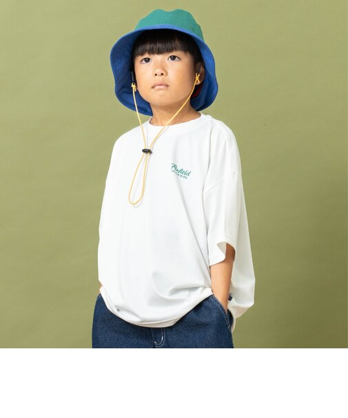 【Penfield】【親子リンク】【接触冷感】キッズメッセージロゴバックBIG Tシャツ