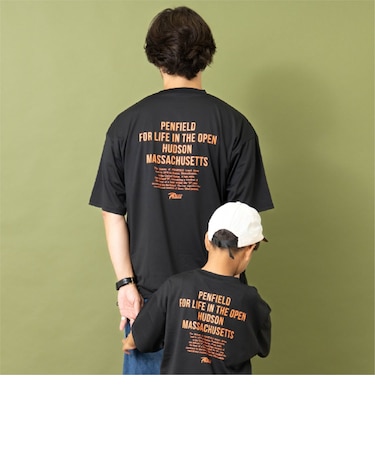 【Penfield】【親子リンク】【接触冷感】DADメッセージロゴバックBIG Tシャツ