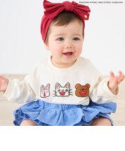 【ノンタン】アップリケ長袖Tシャツ