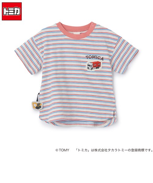 MARNI マルチボーダー 半袖Tシャツ TOMICA/接触冷感】マルチボーダー半袖Tシャツ｜プティマインの通販