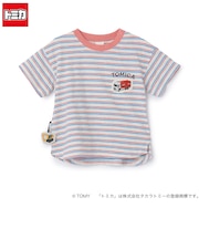 【TOMICA/接触冷感】マルチボーダー半袖Tシャツ