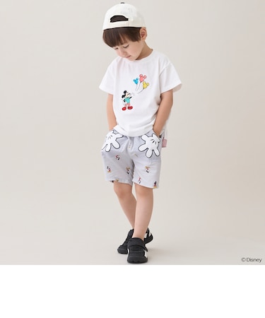 【Disney】総柄ハーフパンツ