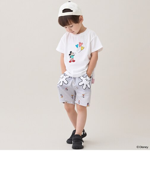【Disney】総柄ハーフパンツ