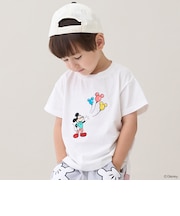 【Disney】アソートアップリケ半袖Tシャツ