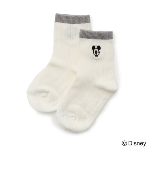 【Disney】ミッキー刺しゅうソックス