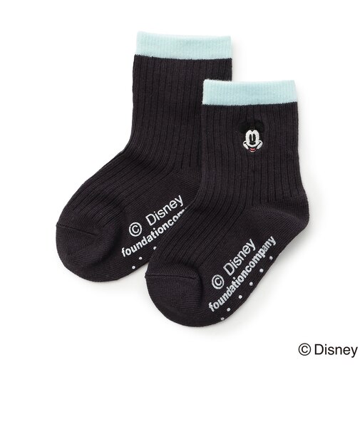 【Disney】ミッキー刺しゅうソックス