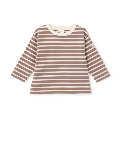 【防汚加工】ボーダー長袖Tシャツ