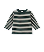 【防汚加工】ボーダー長袖Tシャツ