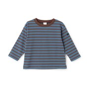 【防汚加工】ボーダー長袖Tシャツ
