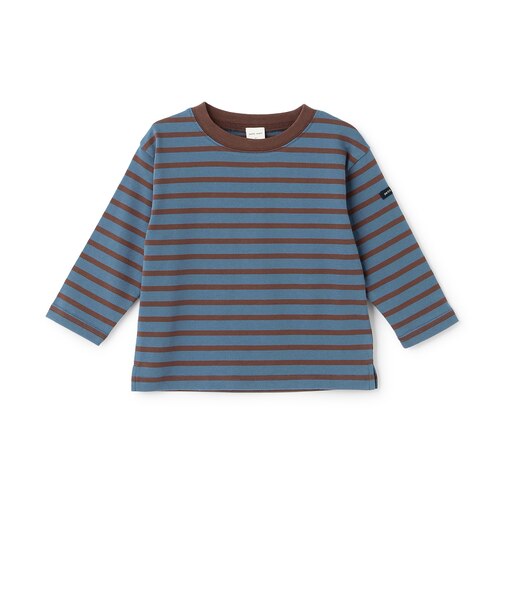 【防汚加工】ボーダー長袖Tシャツ