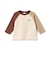 【防汚加工】配色ラグラン長袖Tシャツ