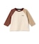 【防汚加工】配色ラグラン長袖Tシャツ