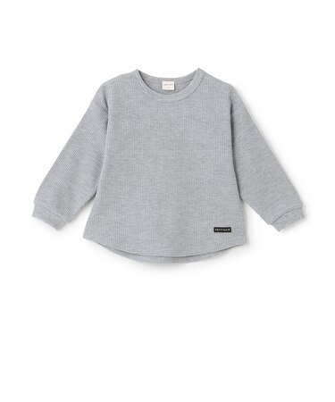 【防汚加工】ワッフル長袖Tシャツ