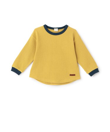 【防汚加工】ワッフル長袖Tシャツ