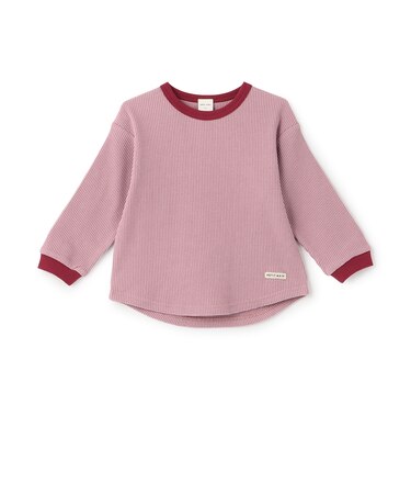 【防汚加工】ワッフル長袖Tシャツ