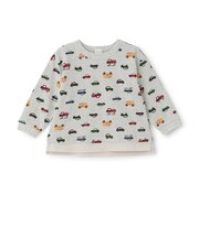 総柄長袖Tシャツ