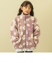 リバーシブル総柄ボアジャケット