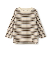 マルチボーダーテレコ長袖Tシャツ