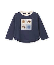 【リンク】パッチワーク長袖Tシャツ