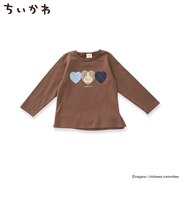 【アニメちいかわ】アーガイル長袖Tシャツ