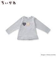 【アニメちいかわ】アーガイル長袖Tシャツ