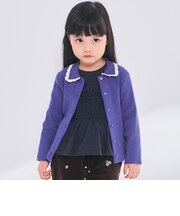 【予約商品】【リンク】衿ニットカーディガン