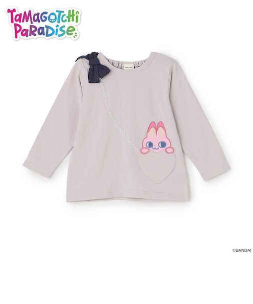 【たまごっち】ポシェット風長袖Tシャツ