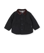 【リバーシブル】チェック/キルティングジャケット