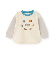 アソート刺しゅうワッペン長袖Tシャツ