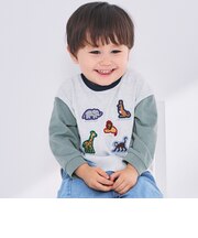 アソート刺しゅうワッペン長袖Tシャツ