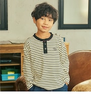 ワッフルワイド長袖Tシャツ