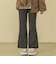 リブフレアパンツ