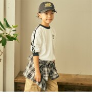 【防汚】袖ライン長袖Tシャツ