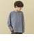 【365D.】ワンポイント刺しゅうワイド長袖Tシャツ