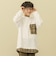 【防汚】シャツレイヤード風長袖Tシャツ