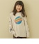 【防汚】袖プリントBIG長袖Tシャツ