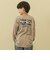 【防汚】フード転写BIG長袖Tシャツ