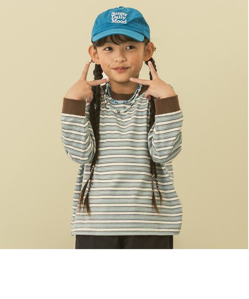 【365D.】アソートボーダー長袖Tシャツ