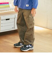 ドロスト付きストレッチツイルカーゴパンツ