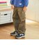 ドロスト付きストレッチツイルカーゴパンツ