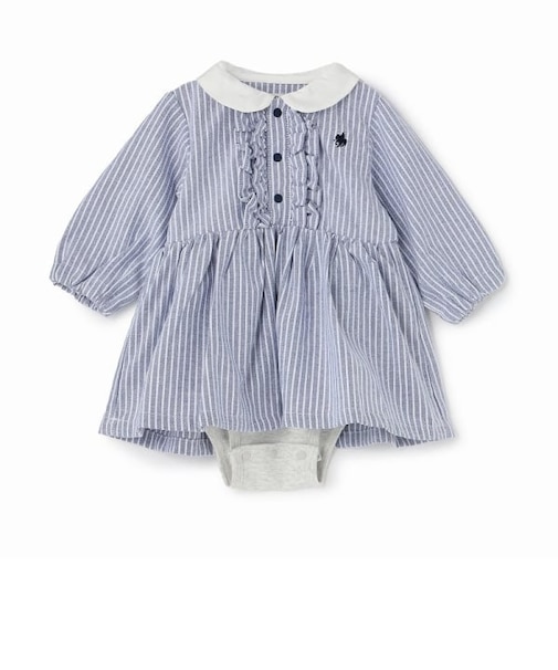 【POLO BCS/リンク】シャツOPロンパース