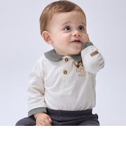 【POLO BCS】レイヤード風ロンパース