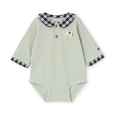 【POLO BCS】レイヤード風ロンパース